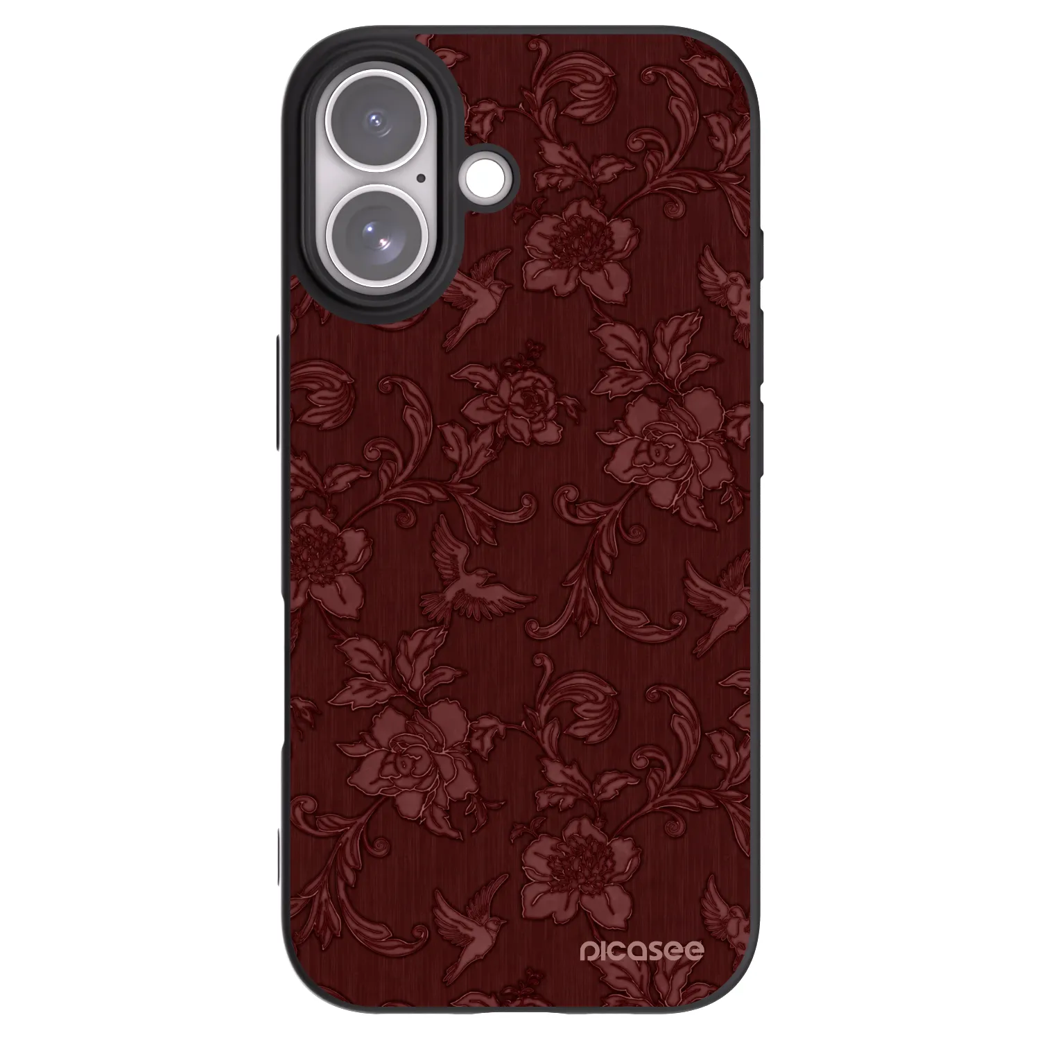 Picasee crna silikonska maskica za Apple iPhone 17 - Red Elegance
