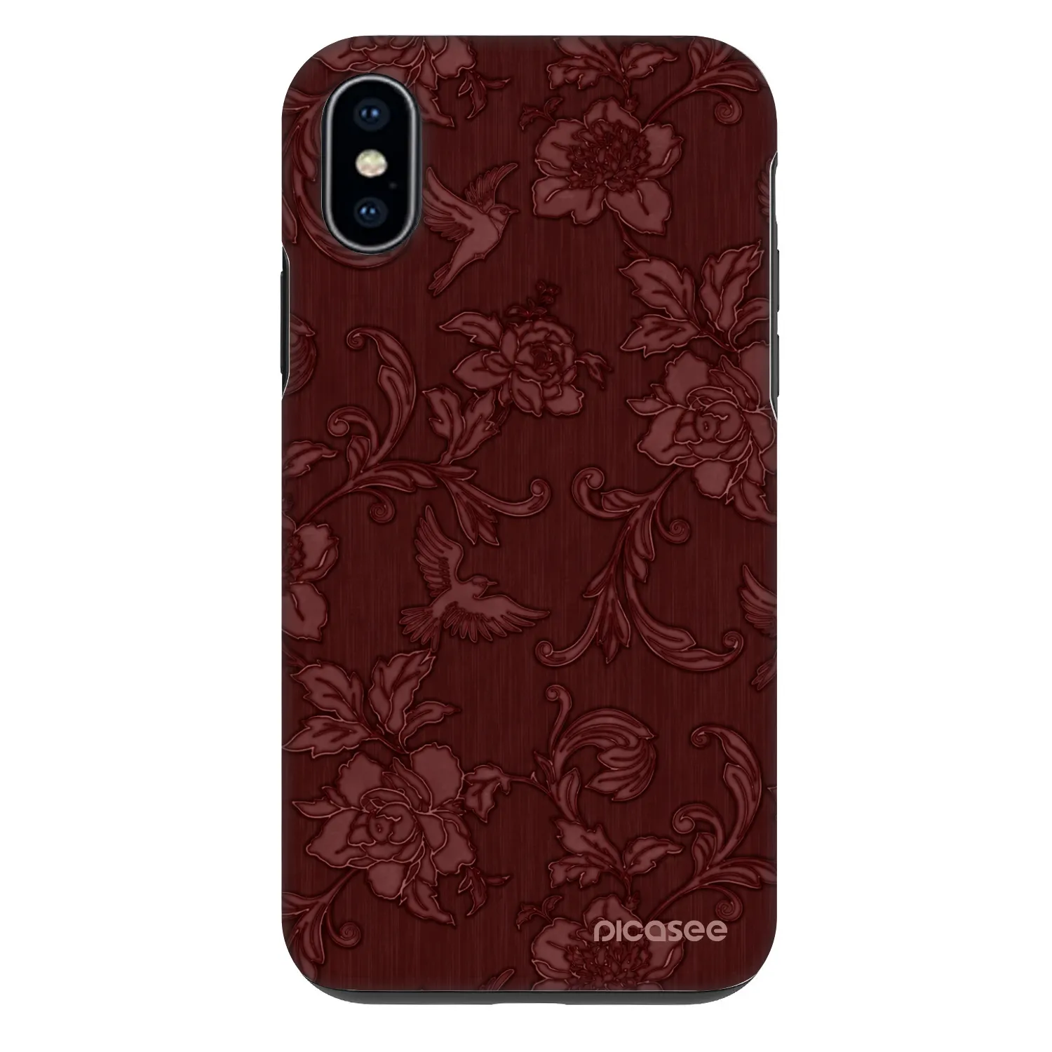 Picasee Fashion Case za Apple iPhone X/XS - Red Elegance