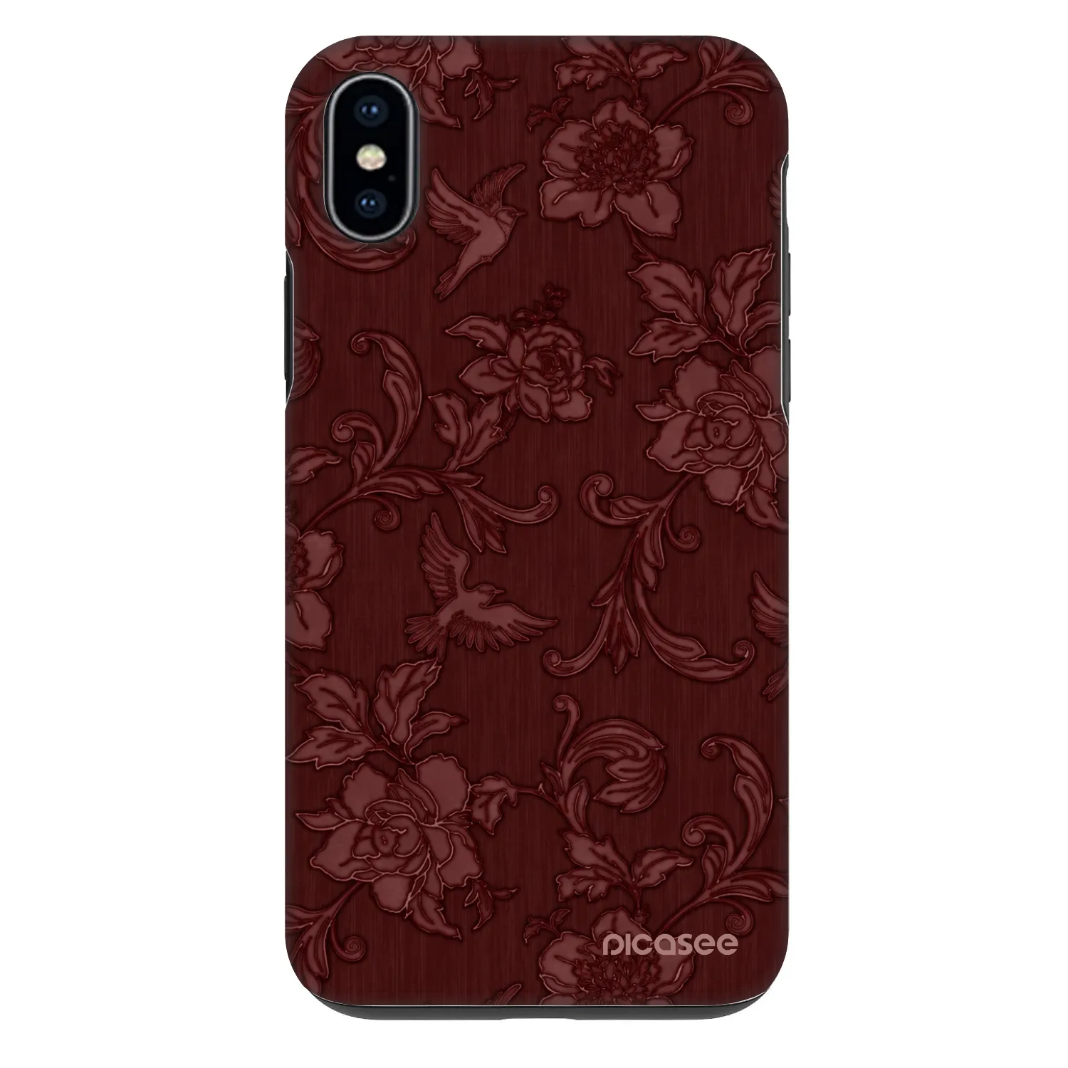Picasee Fashion Case za Apple iPhone XS Max - Red Elegance