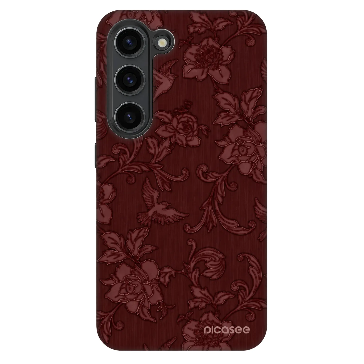 Picasee Fashion Case za Samsung Galaxy S23 5G - Red Elegance