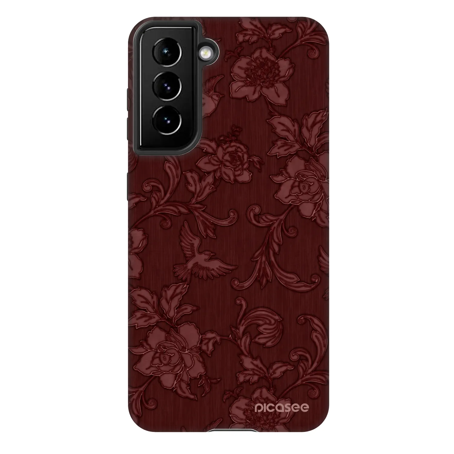 Picasee Fashion Case za Samsung Galaxy S21 5G G991B - Red Elegance