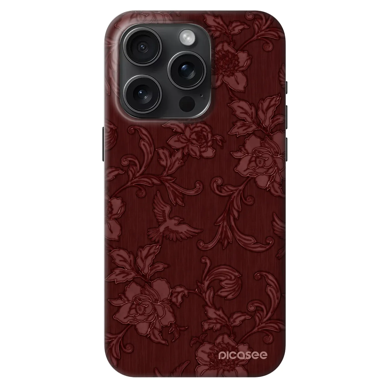 Picasee Fashion Case MagSafe za Apple iPhone 15 Pro - Red Elegance