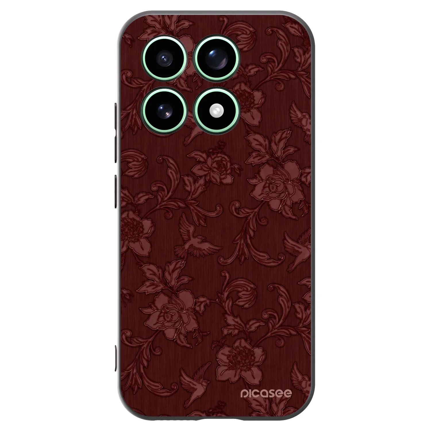 Picasee crna silikonska maskica za Xiaomi 17 - Red Elegance