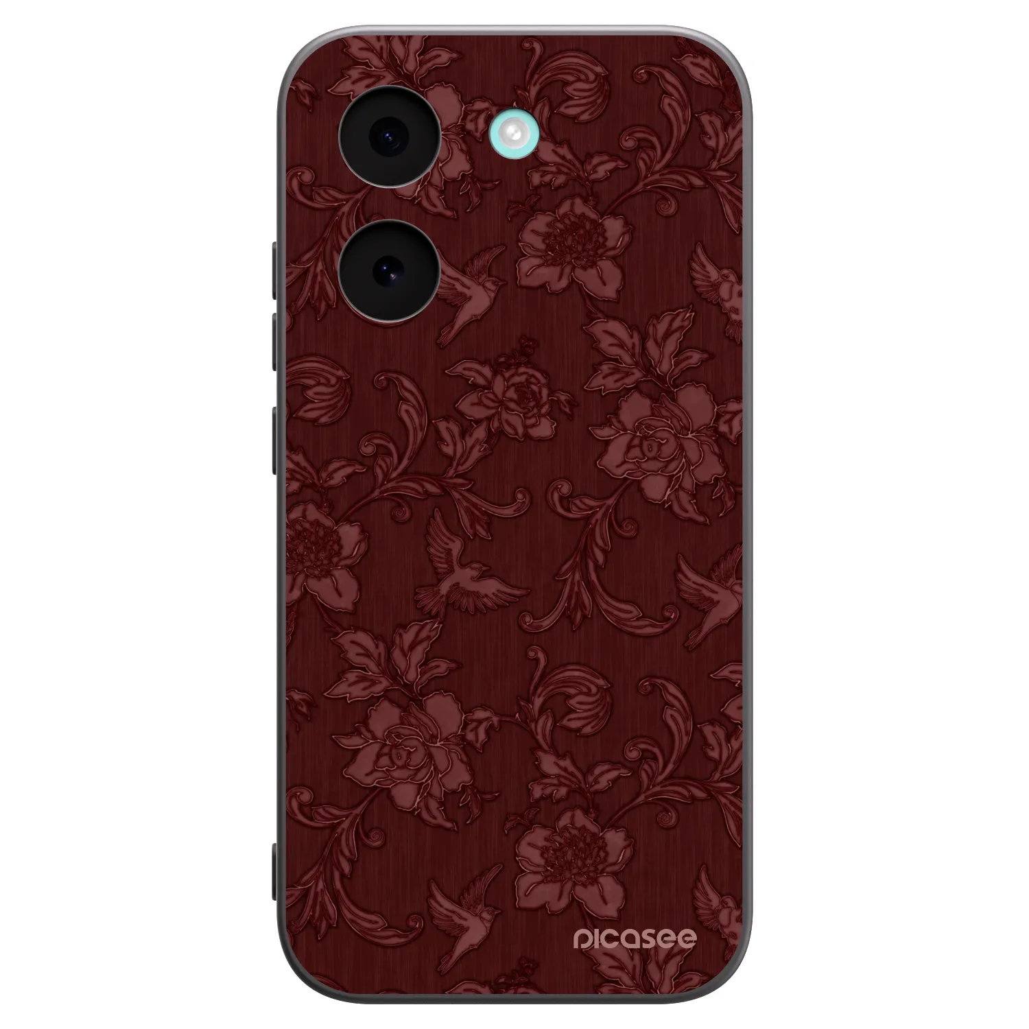 Picasee crna silikonska maskica za Xiaomi Poco X8 Pro - Red Elegance