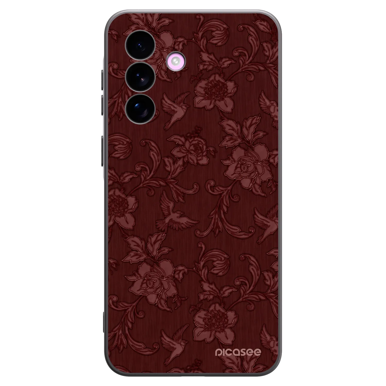 Picasee crna silikonska maskica za Samsung Galaxy A57 5G - Red Elegance