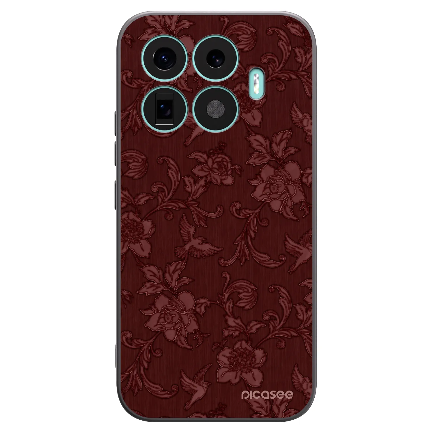 Picasee crna silikonska maskica za Xiaomi 17T - Red Elegance