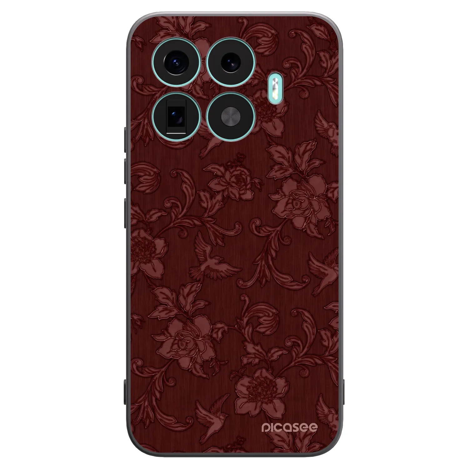 Picasee crna silikonska maskica za Xiaomi 17T Pro - Red Elegance