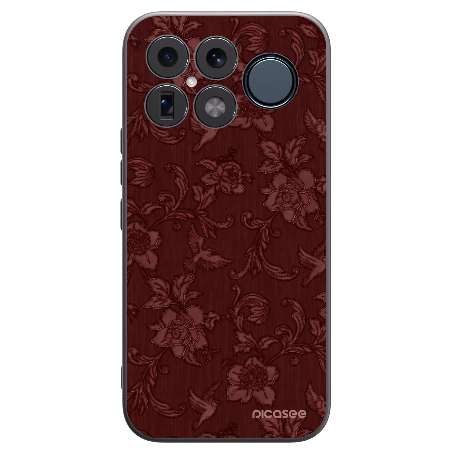 Picasee crna silikonska maskica za Xiaomi Poco F8 Ultra - Red Elegance