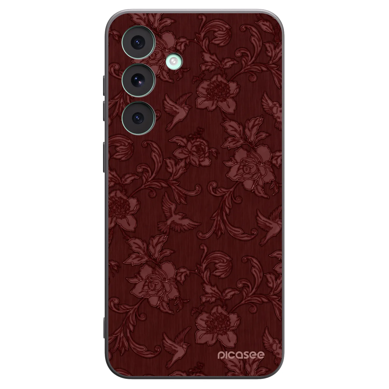Picasee crna silikonska maskica za Samsung Galaxy S26 FE - Red Elegance