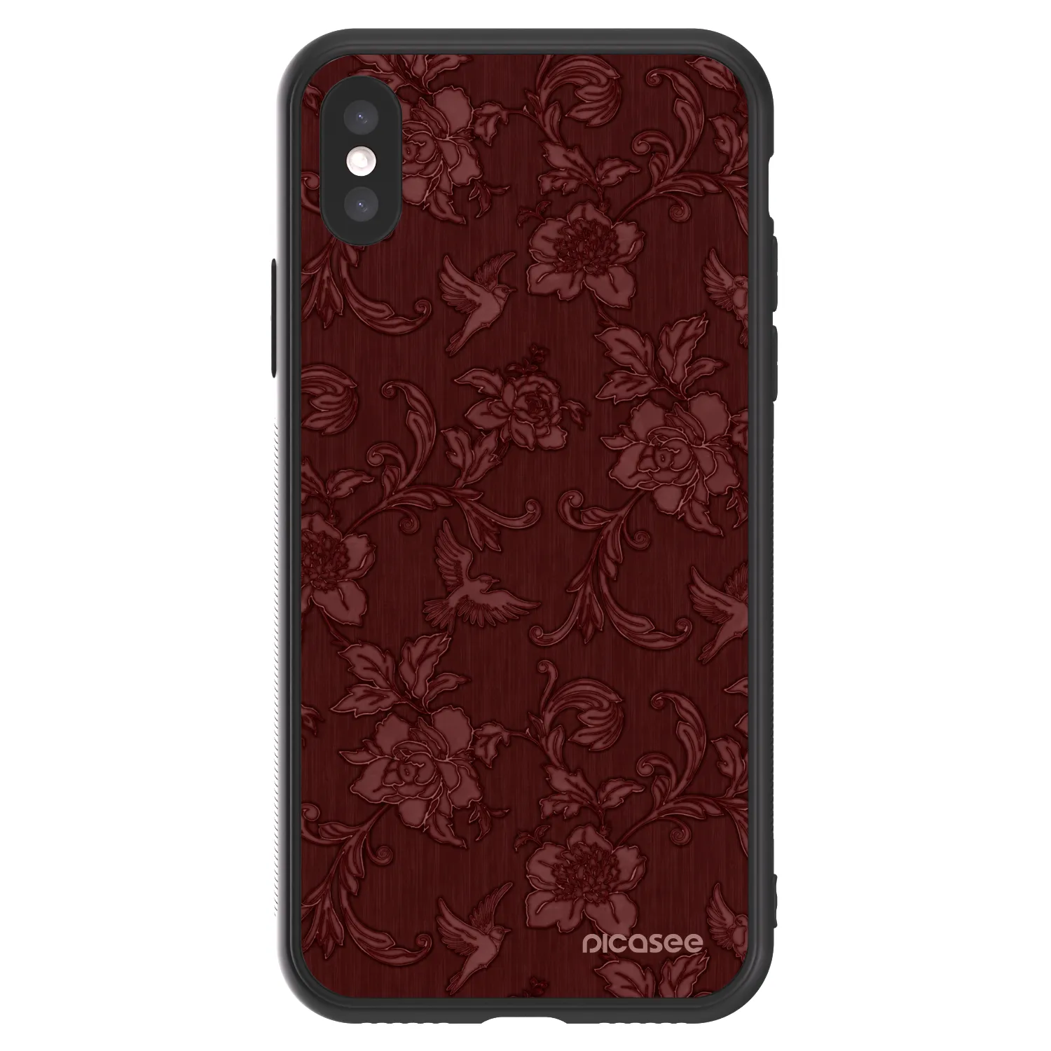 Picasee ULTIMATE CASE za Apple iPhone X/XS - Red Elegance