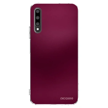 Picasee silikonska prozirna maskica za Honor 9X Pro - Velvet Bordeaux