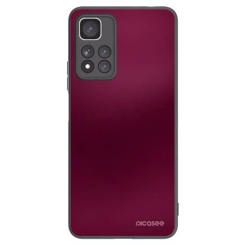 Picasee crna silikonska maskica za Xiaomi Redmi Note 11 Pro+ 5G - Velvet Bordeaux
