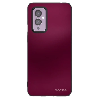 Picasee crna silikonska maskica za OnePlus 9 - Velvet Bordeaux
