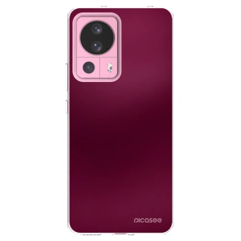 Picasee silikonska prozirna maskica za Xiaomi 13 Lite - Velvet Bordeaux