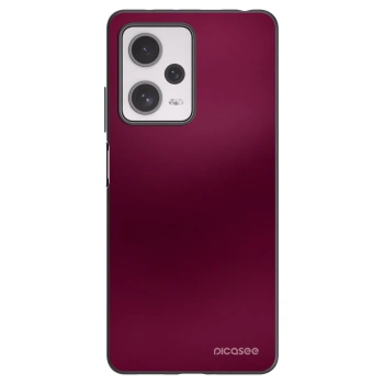 Picasee crna silikonska maskica za Xiaomi Redmi Note 12 Pro+ 5G - Velvet Bordeaux