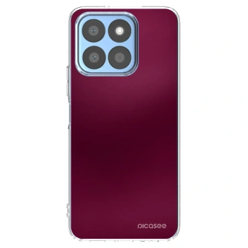 Picasee silikonska prozirna maskica za Honor X8b - Velvet Bordeaux