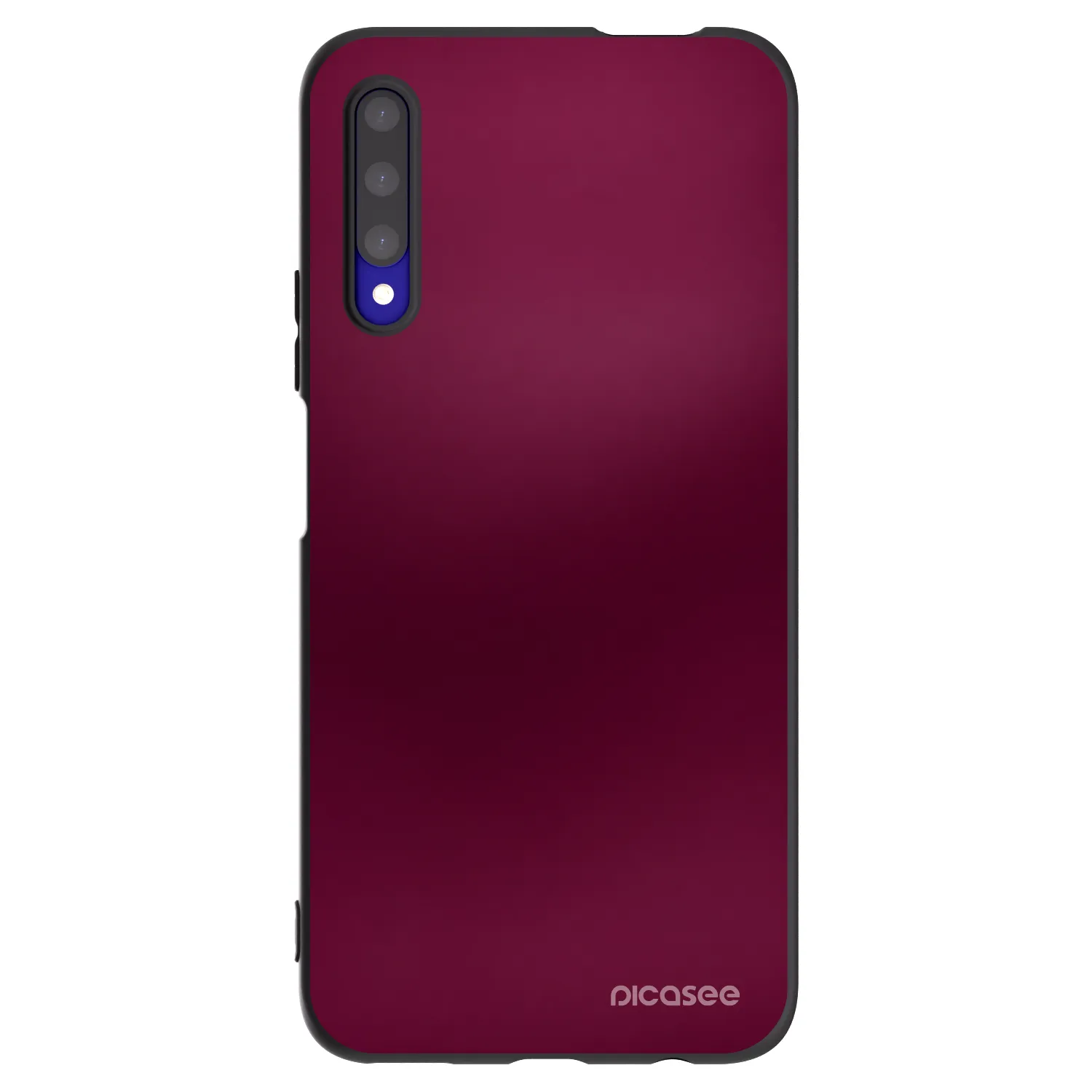 Picasee crna silikonska maskica za Honor 9X Pro - Velvet Bordeaux