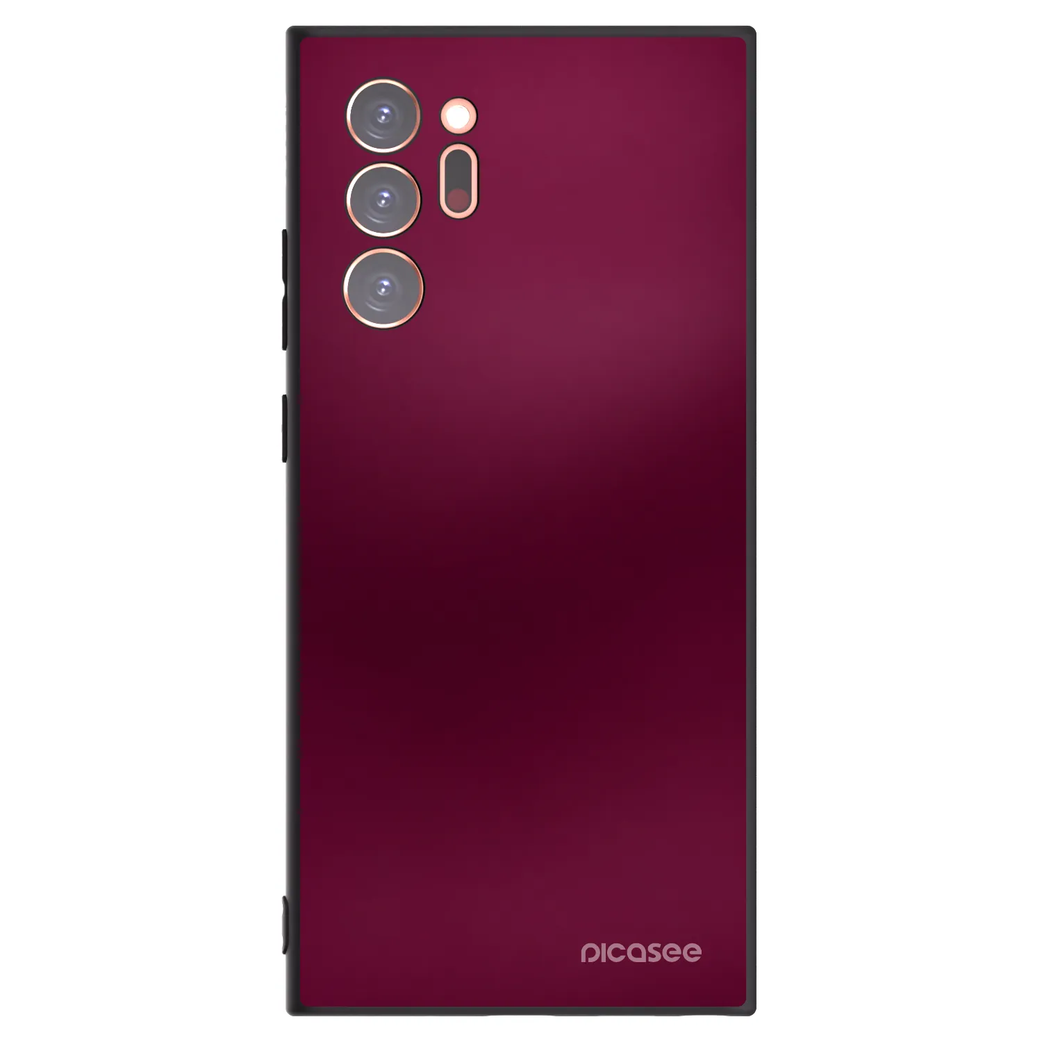 Picasee crna silikonska maskica za Samsung Galaxy Note 20 Ultra - Velvet Bordeaux