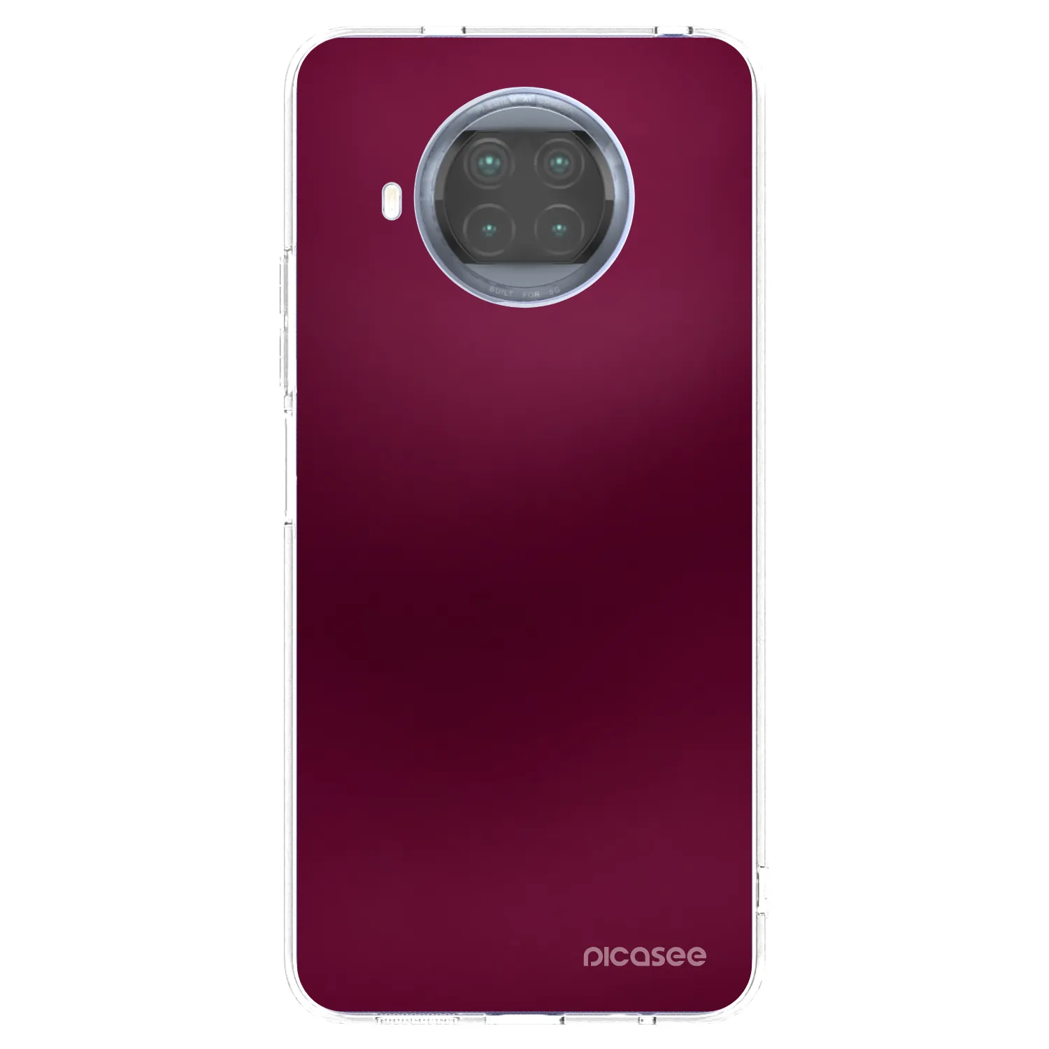 Picasee silikonska prozirna maskica za Xiaomi Mi 10T Lite - Velvet Bordeaux