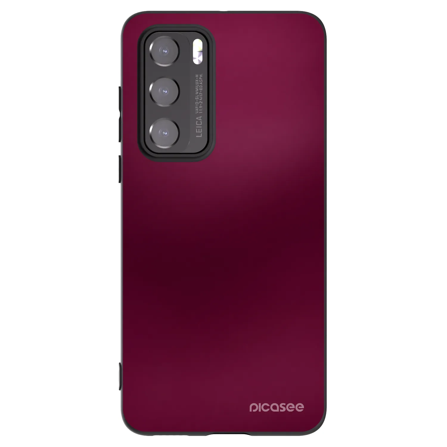 Picasee crna silikonska maskica za Huawei P40 - Velvet Bordeaux