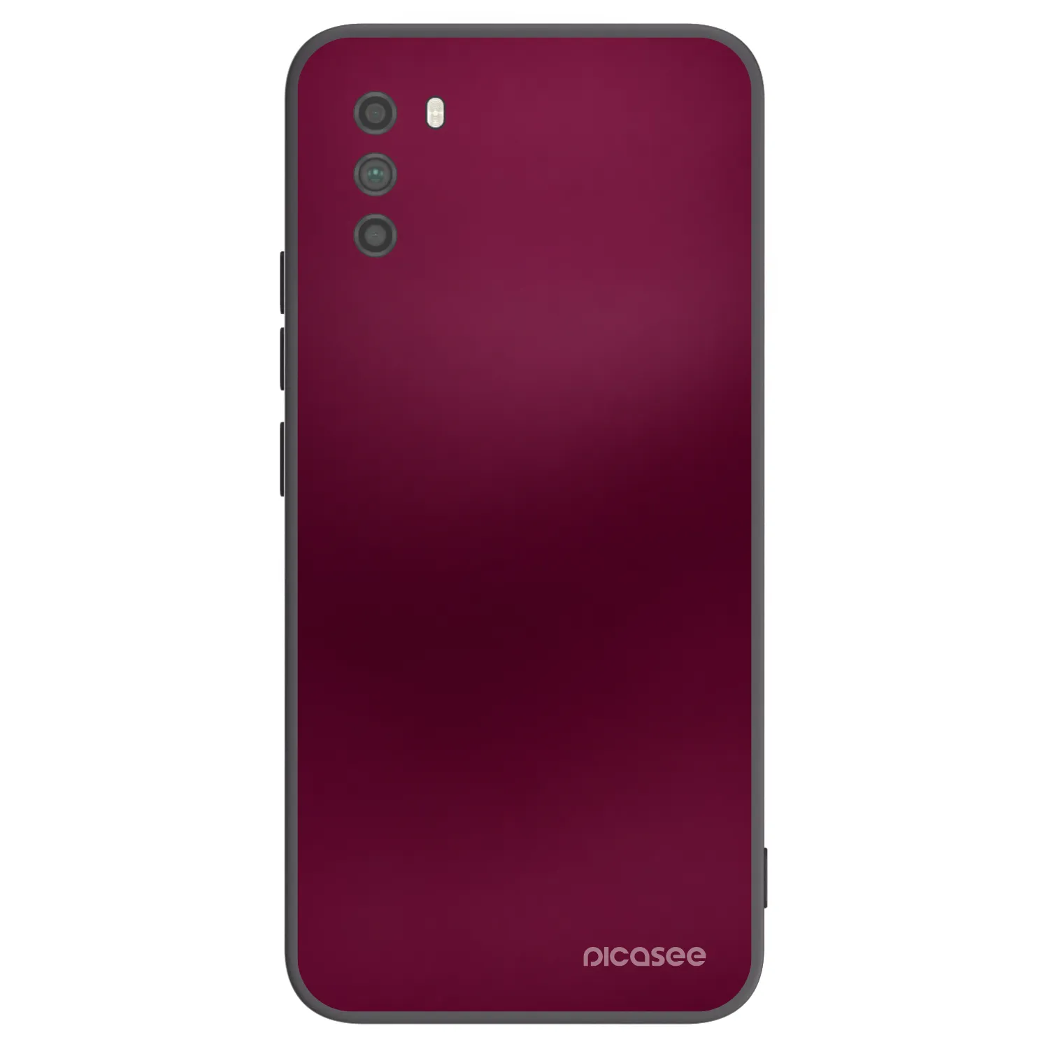 Picasee crna silikonska maskica za Xiaomi Poco M3 - Velvet Bordeaux