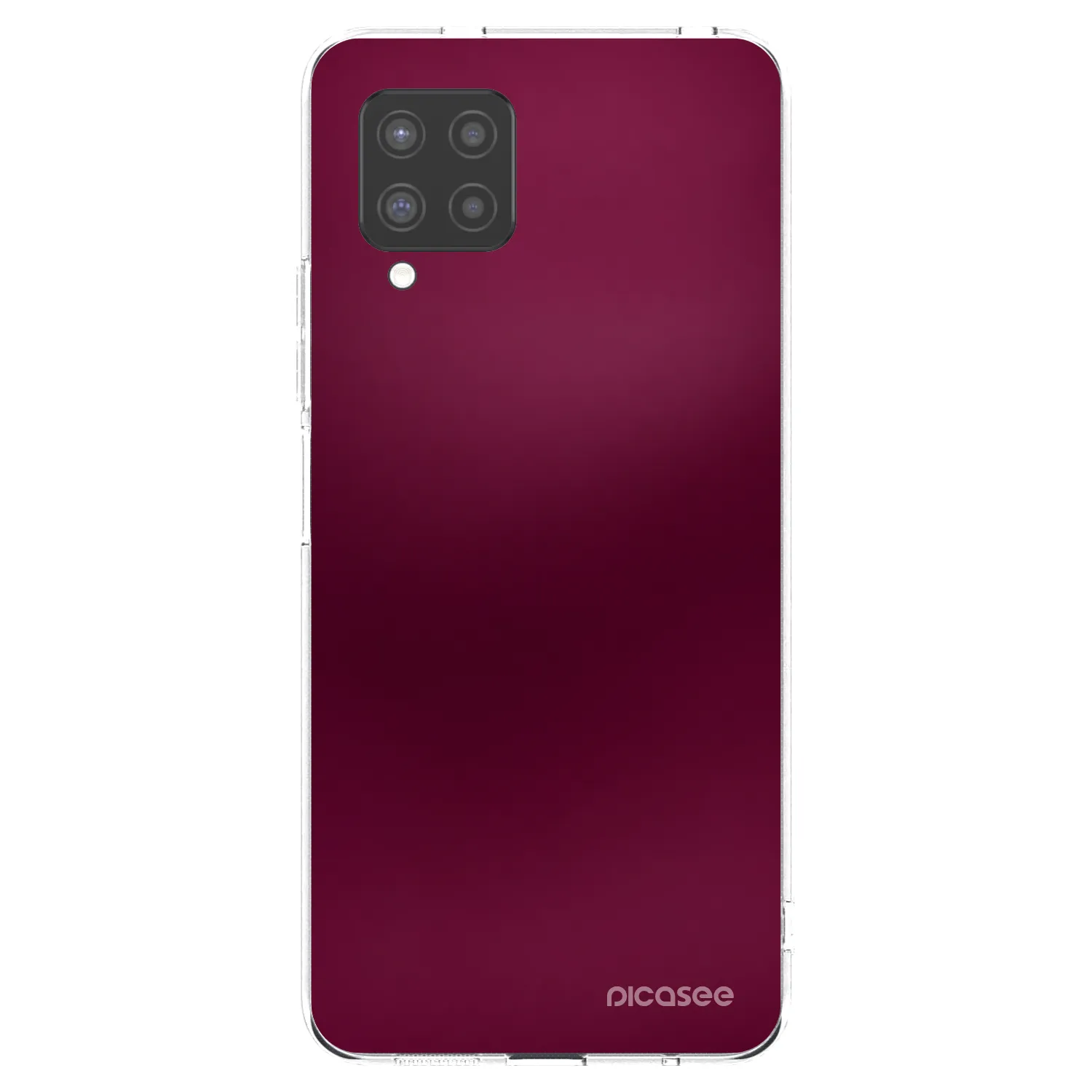Picasee silikonska prozirna maskica za Samsung Galaxy A42 A426B - Velvet Bordeaux