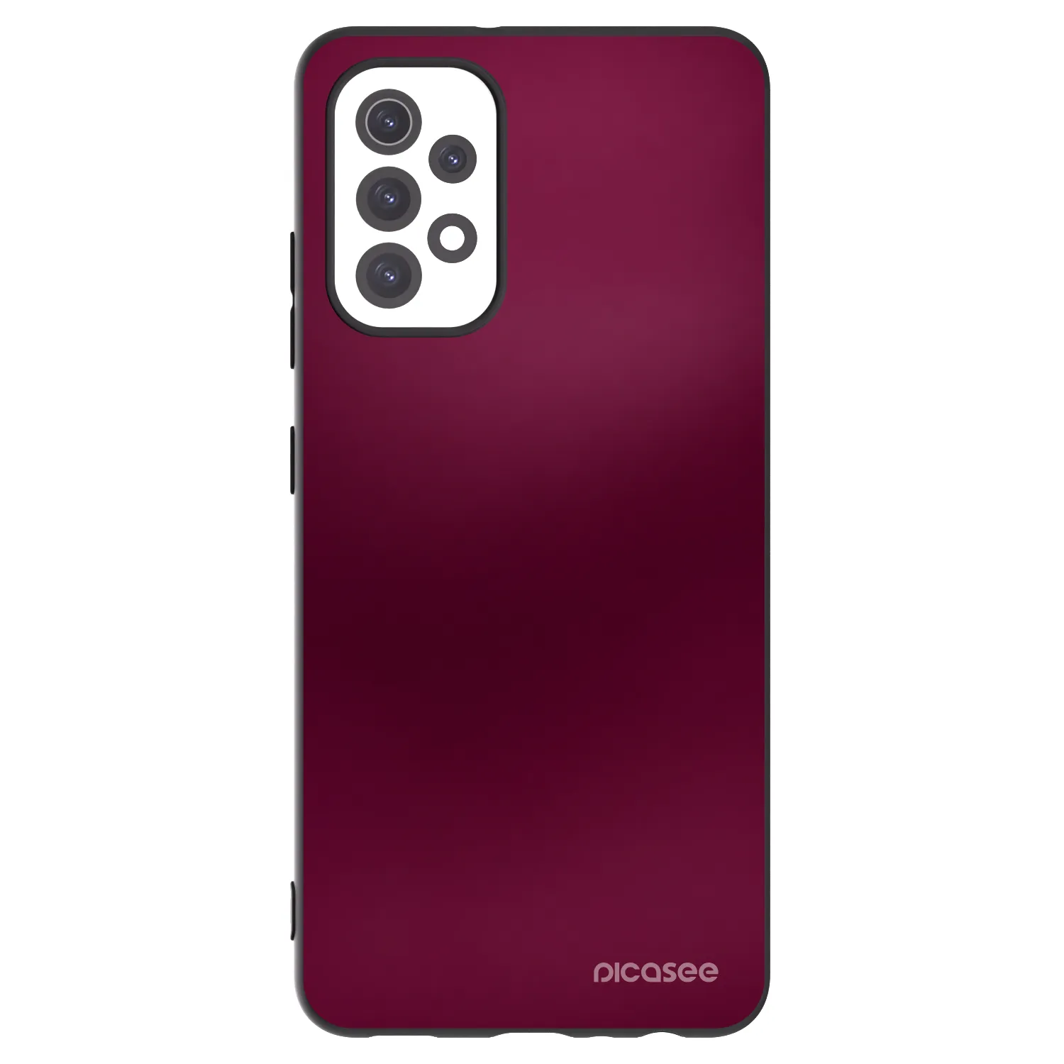 Picasee crna silikonska maskica za Samsung Galaxy A32 5G A326B - Velvet Bordeaux