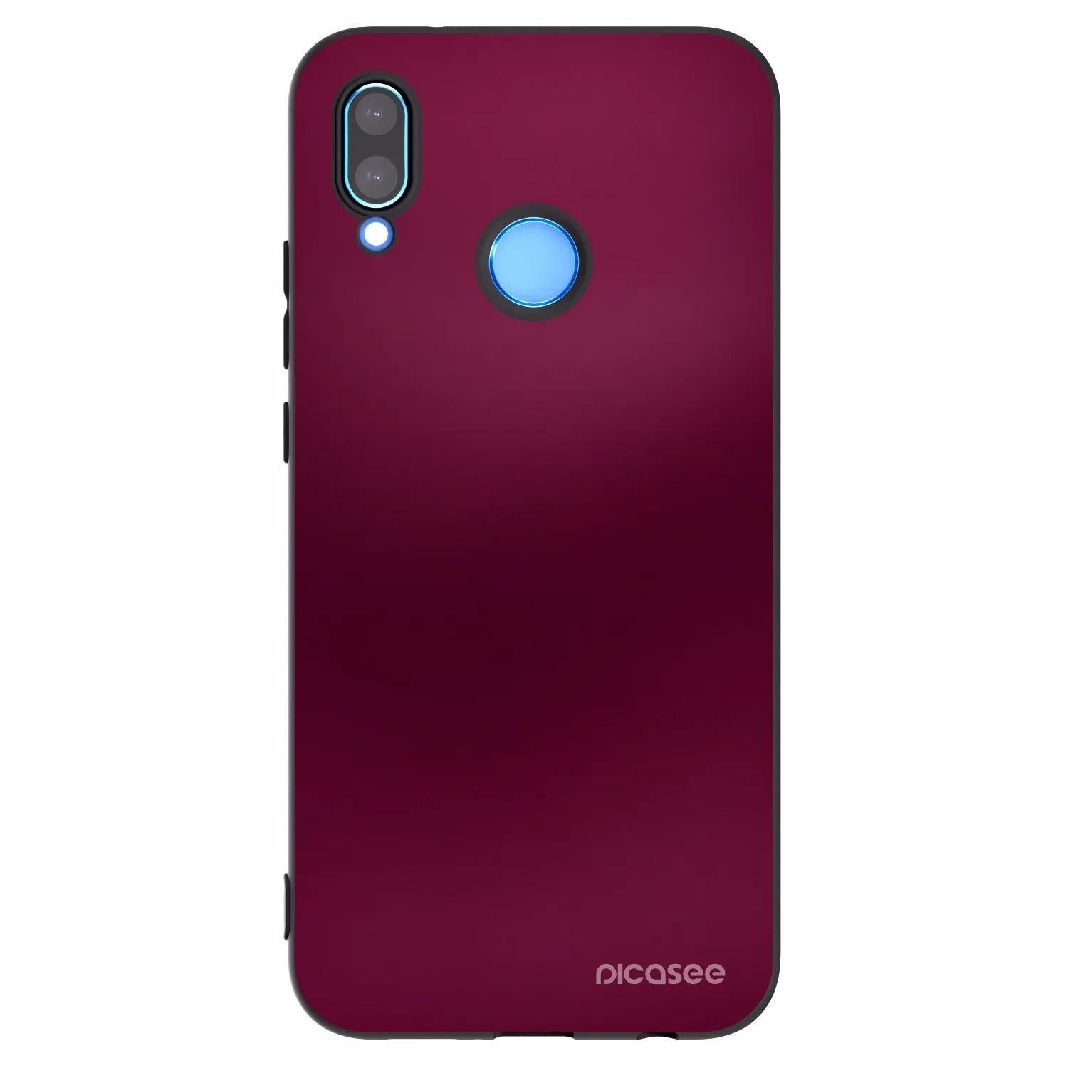 Picasee crna silikonska maskica za Huawei P20 Lite - Velvet Bordeaux