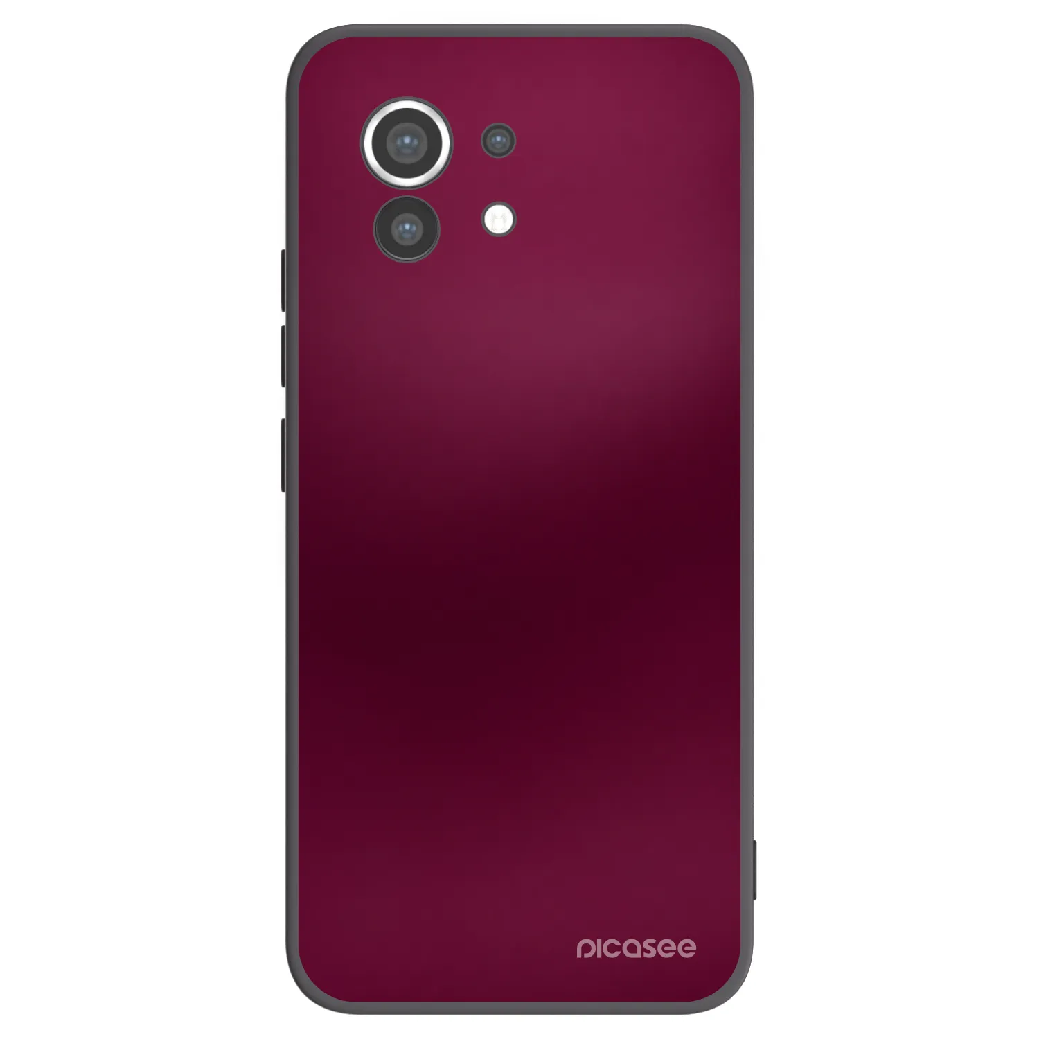 Picasee crna silikonska maskica za Xiaomi Mi 11 - Velvet Bordeaux