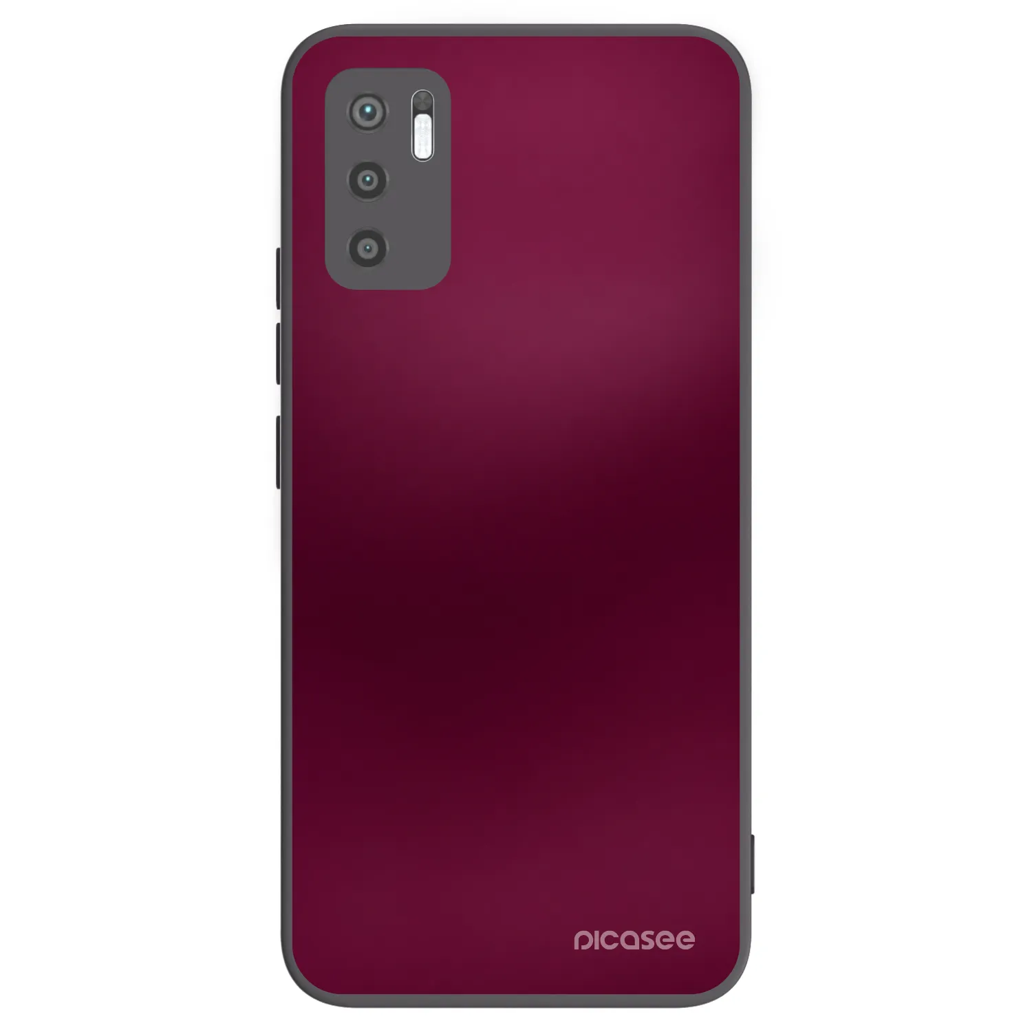 Picasee crna silikonska maskica za Xiaomi Redmi Note 10 5G - Velvet Bordeaux