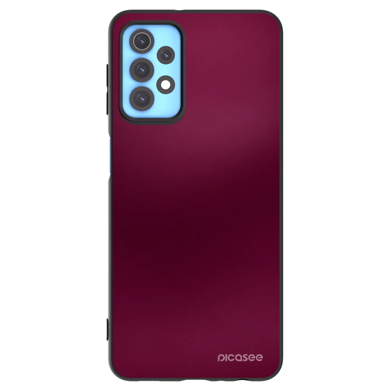 Picasee crna silikonska maskica za Samsung Galaxy A32 4G SM-A325F - Velvet Bordeaux