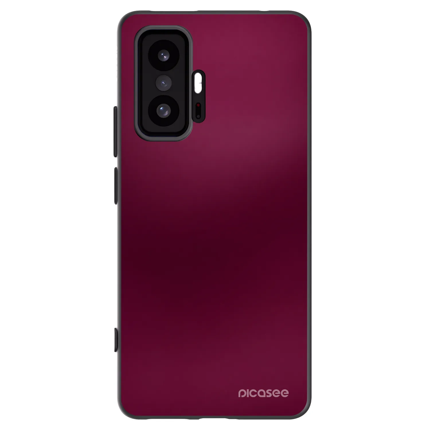 Picasee crna silikonska maskica za Xiaomi 11T - Velvet Bordeaux