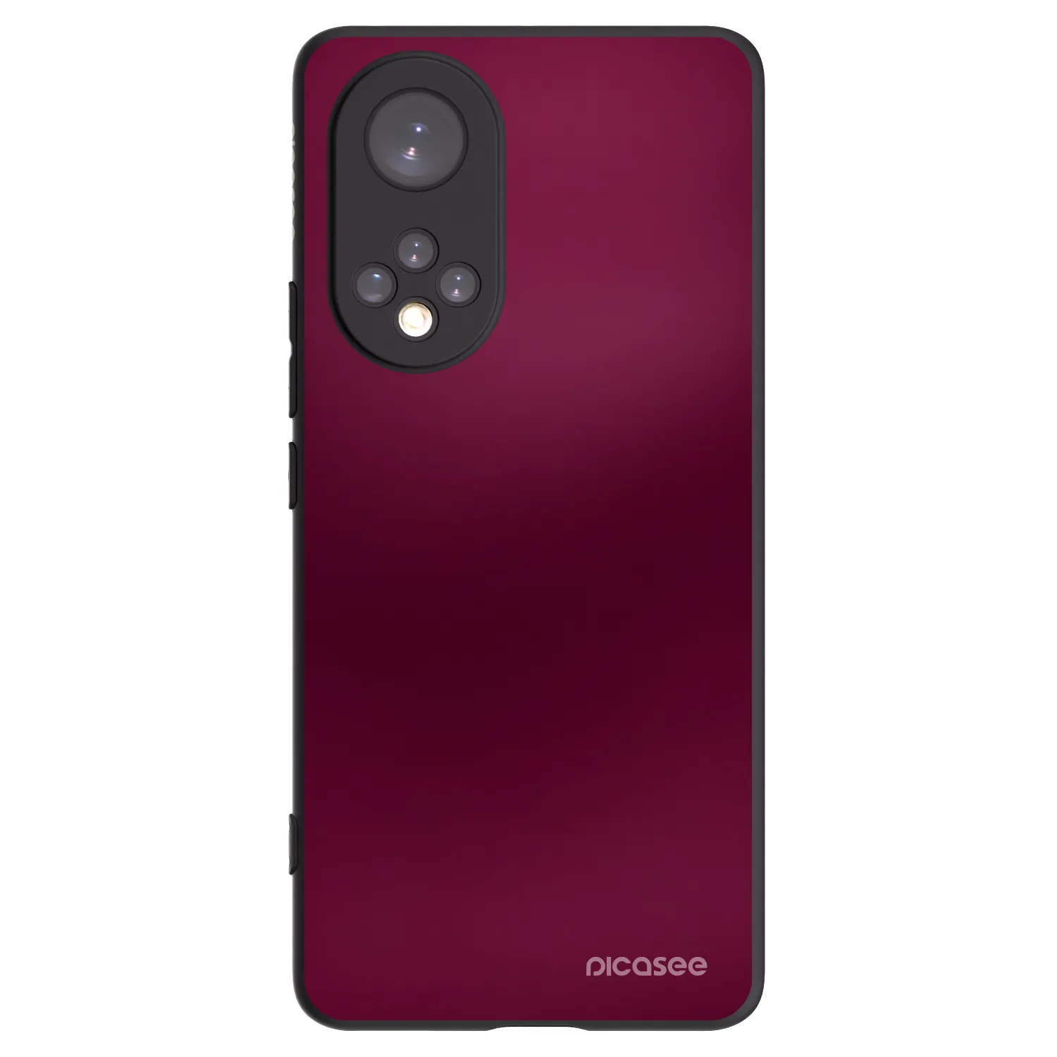 Picasee crna silikonska maskica za Honor 50 5G - Velvet Bordeaux