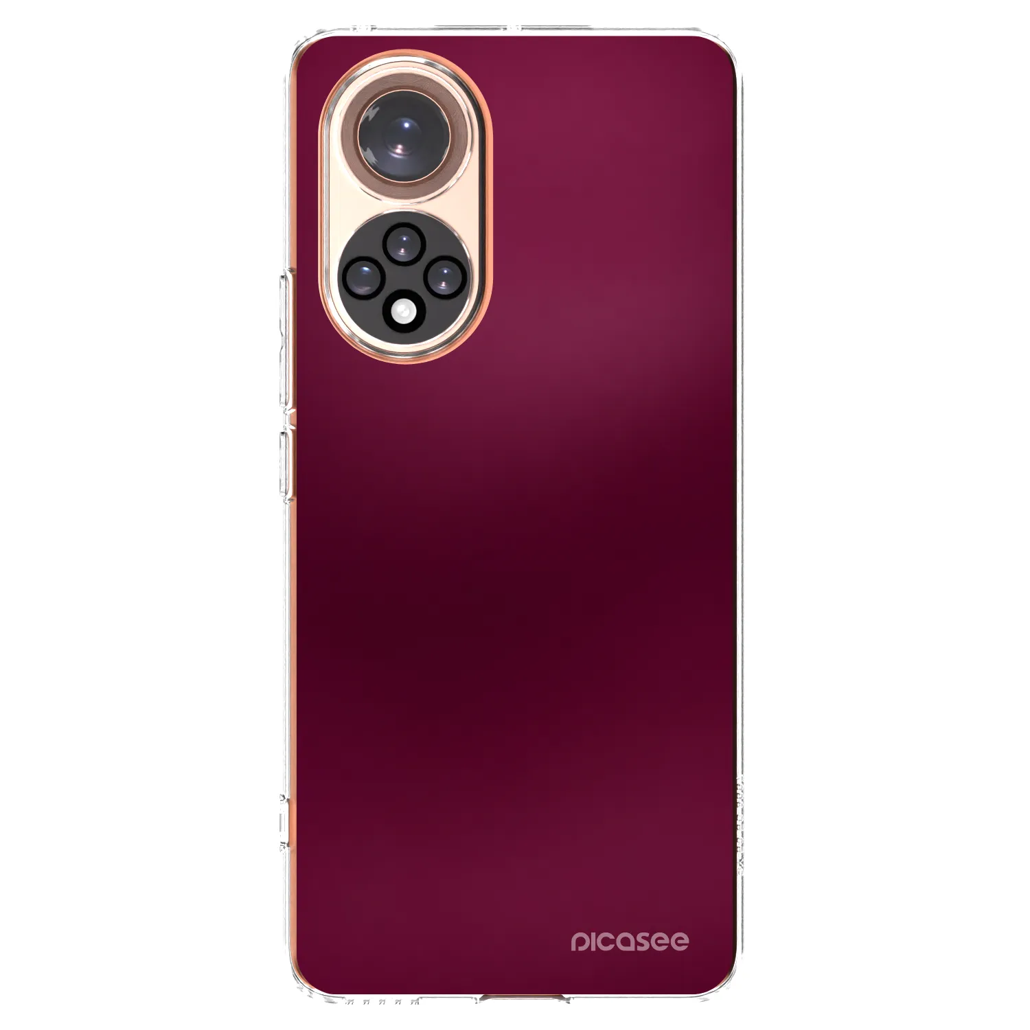 Picasee silikonska prozirna maskica za Honor 50 5G - Velvet Bordeaux