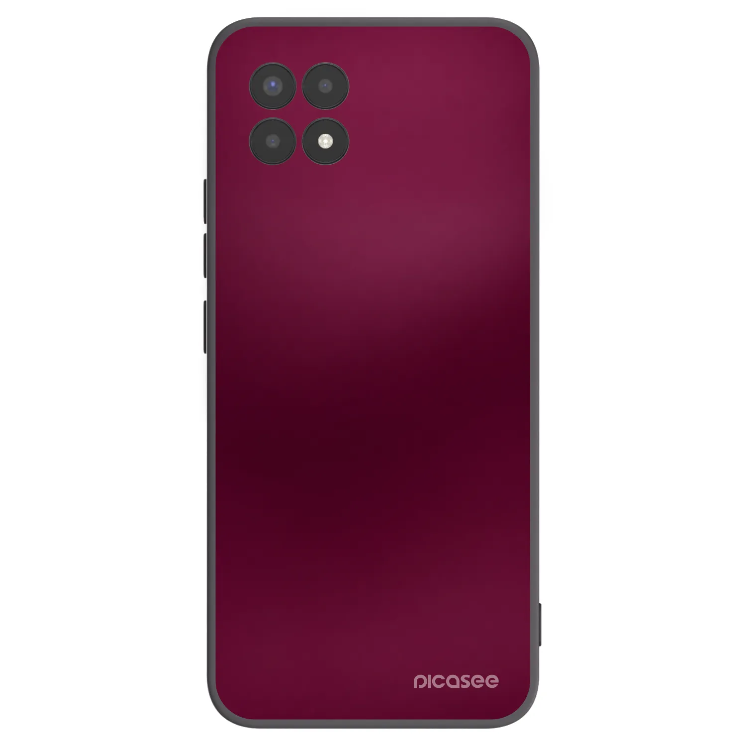 Picasee crna silikonska maskica za Realme 8i - Velvet Bordeaux
