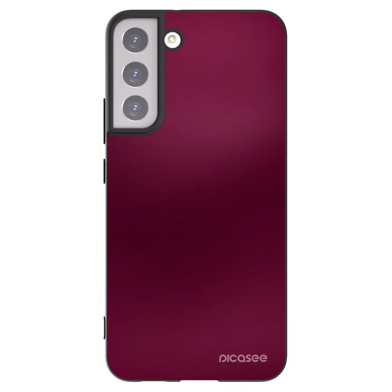 Picasee crna silikonska maskica za Samsung Galaxy S22+ 5G - Velvet Bordeaux