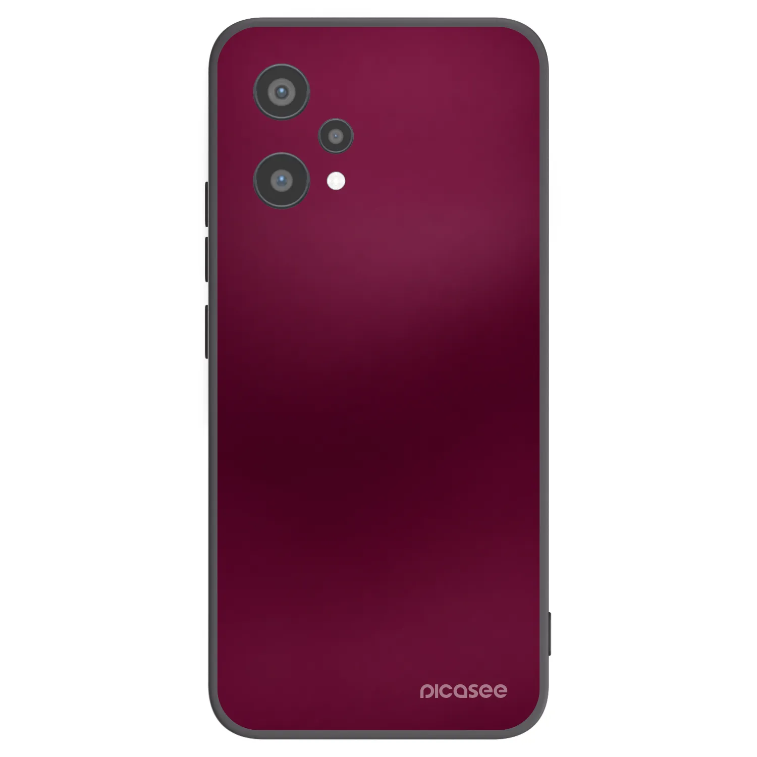 Picasee crna silikonska maskica za Realme 9 Pro 5G - Velvet Bordeaux