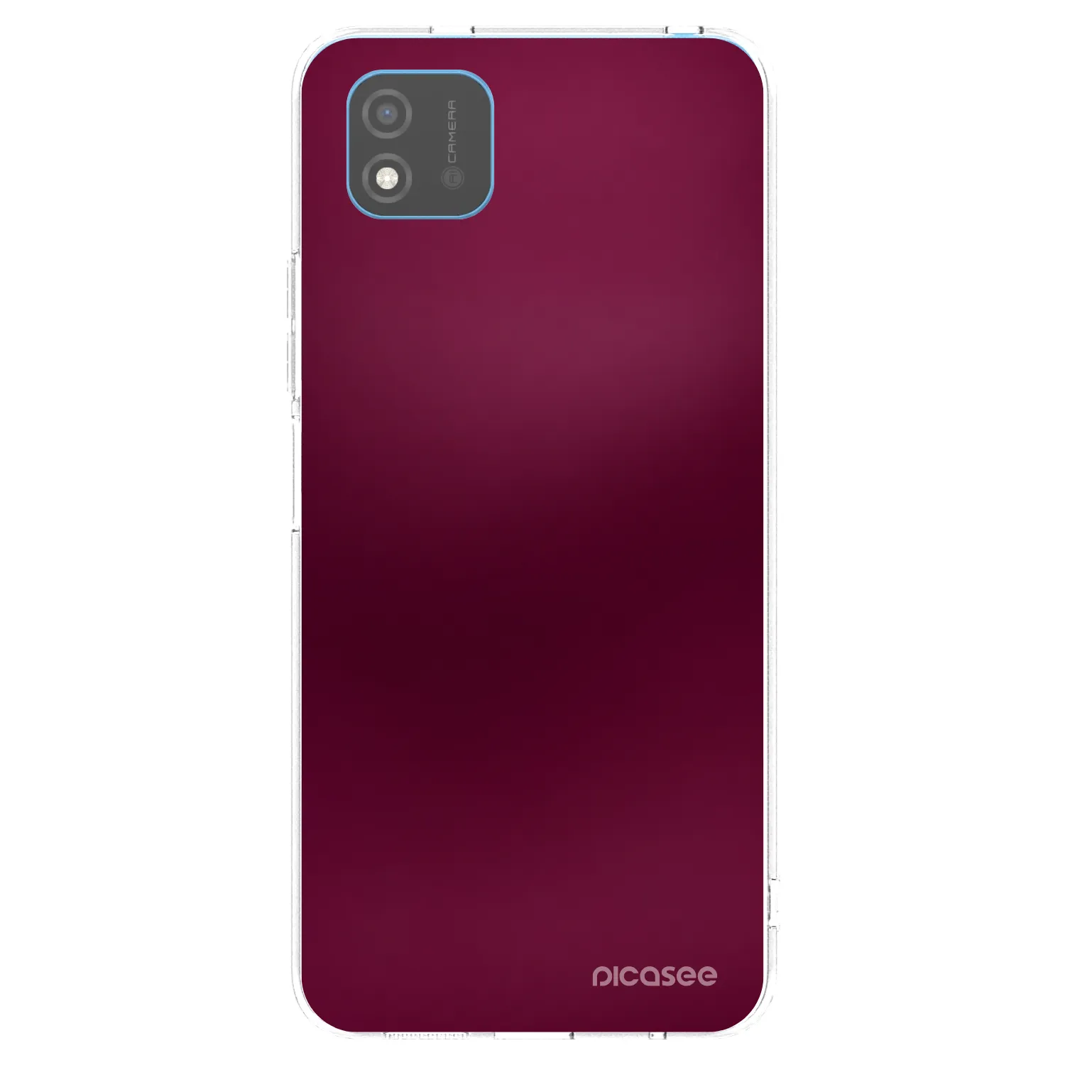 Picasee silikonska prozirna maskica za Realme C11 (2021) - Velvet Bordeaux