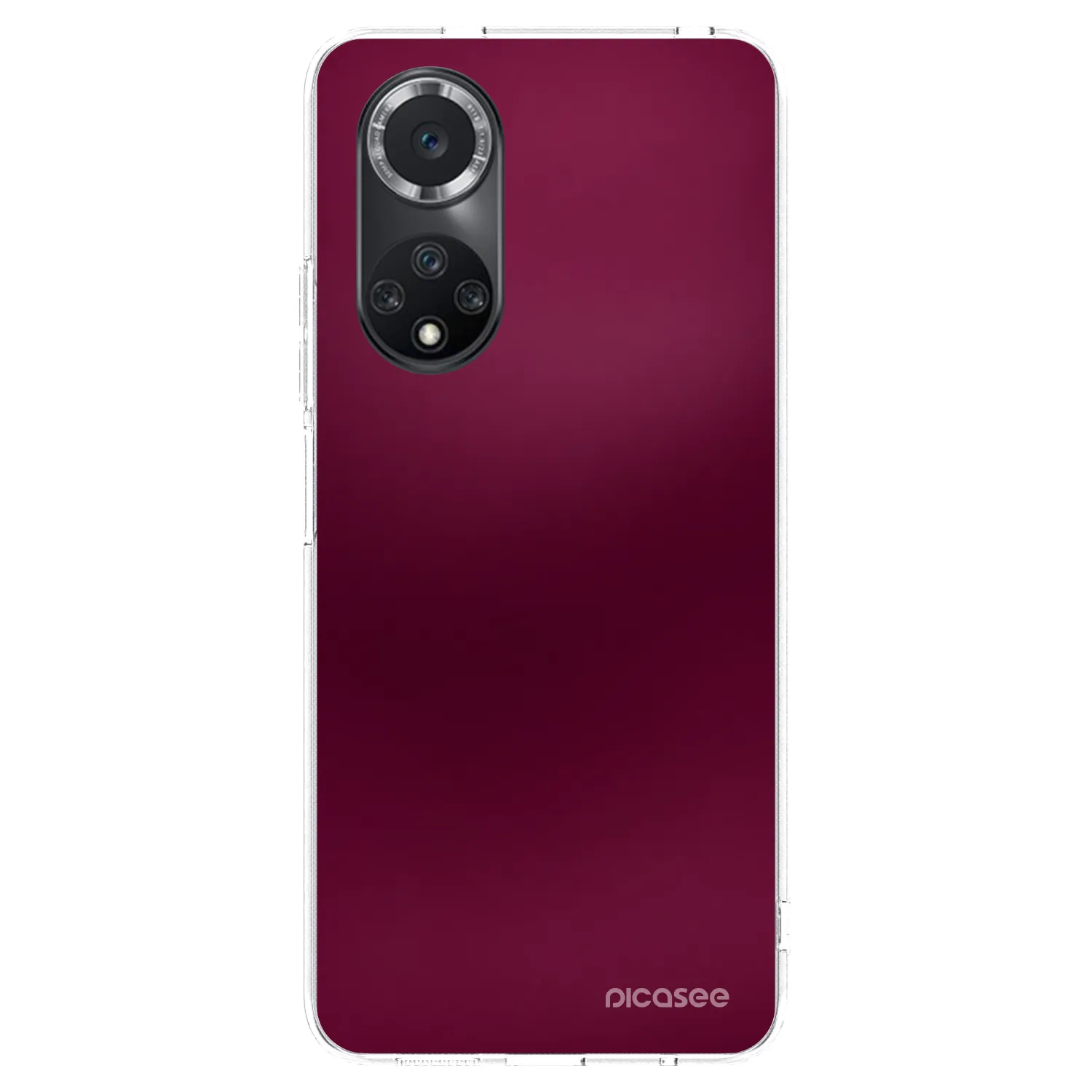 Picasee silikonska prozirna maskica za Huawei Nova 9 SE - Velvet Bordeaux