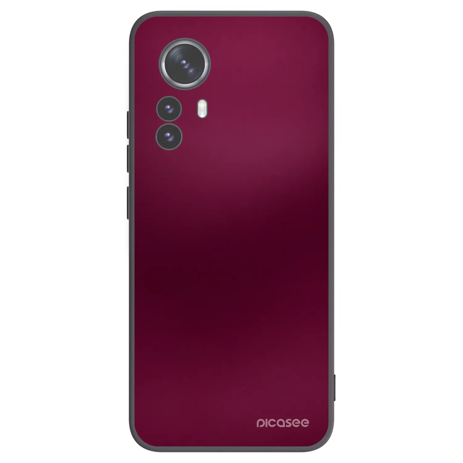 Picasee crna silikonska maskica za Xiaomi 12 Pro - Velvet Bordeaux