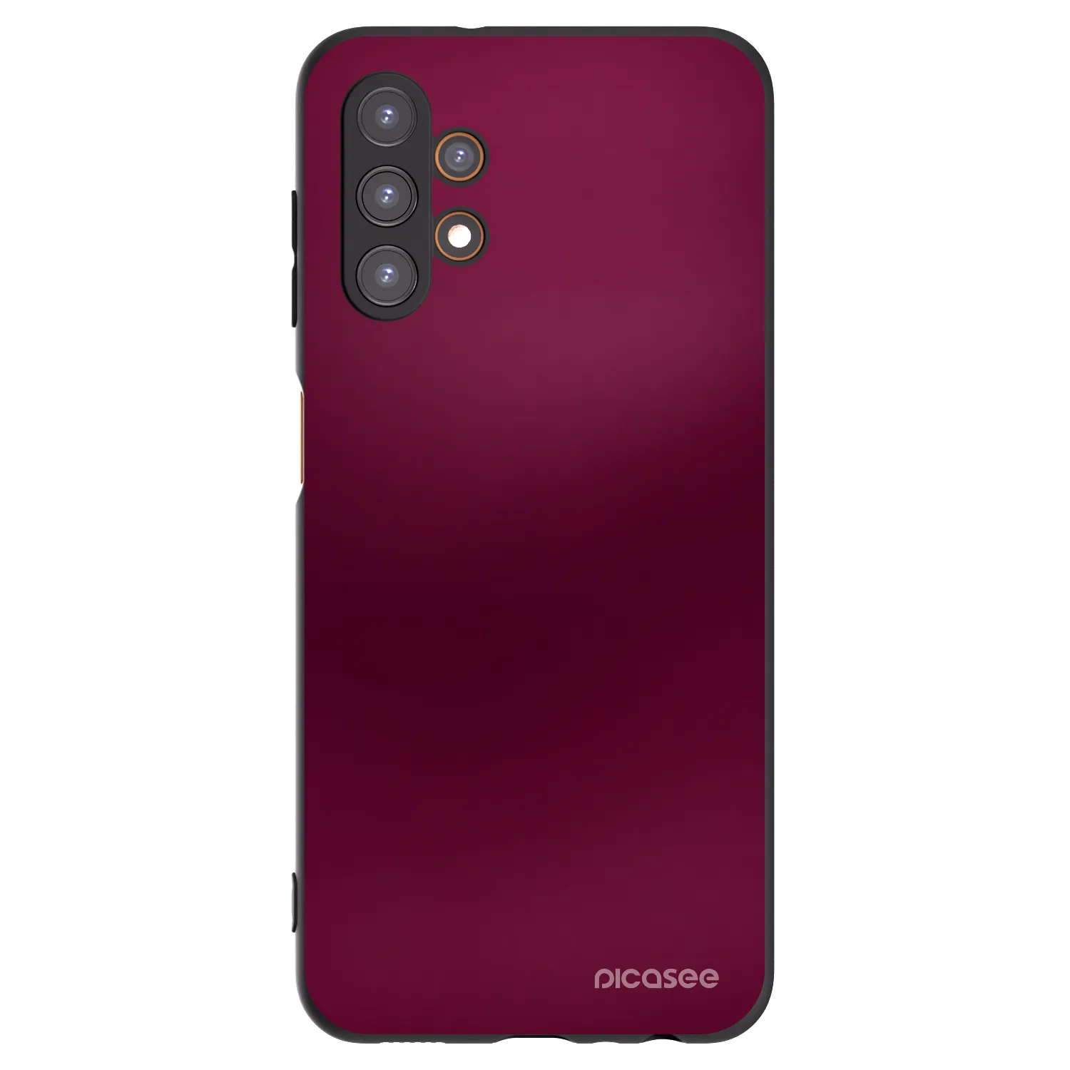 Picasee crna silikonska maskica za Samsung Galaxy A13 4G A135 - Velvet Bordeaux
