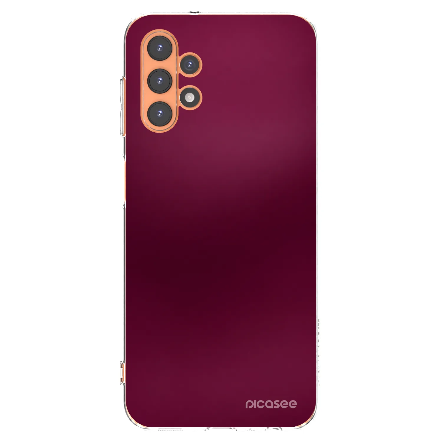 Picasee silikonska prozirna maskica za Samsung Galaxy A13 4G A135 - Velvet Bordeaux