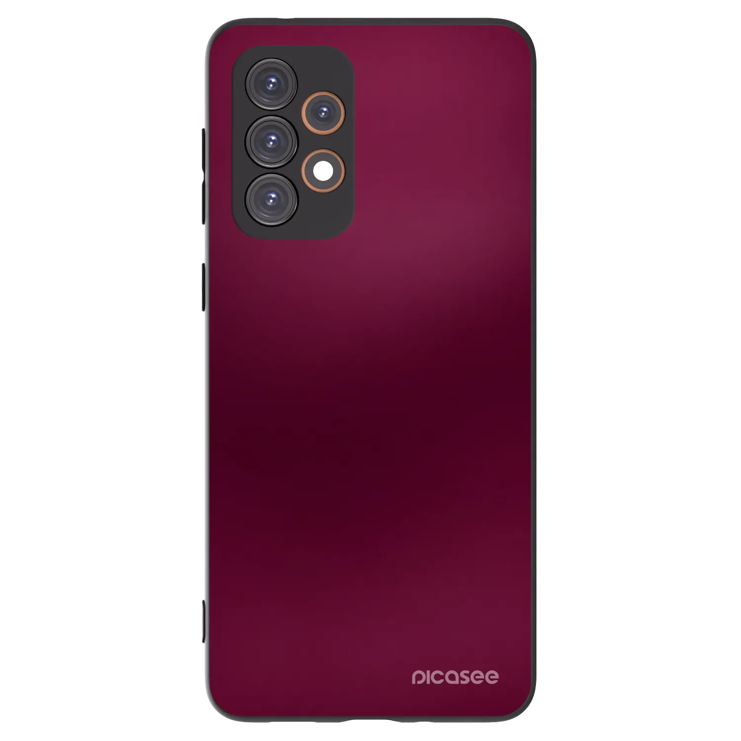 Picasee crna silikonska maskica za Samsung Galaxy A33 5G A336 - Velvet Bordeaux