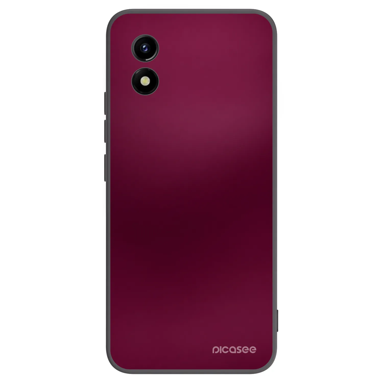 Picasee crna silikonska maskica za Vivo Y01 - Velvet Bordeaux