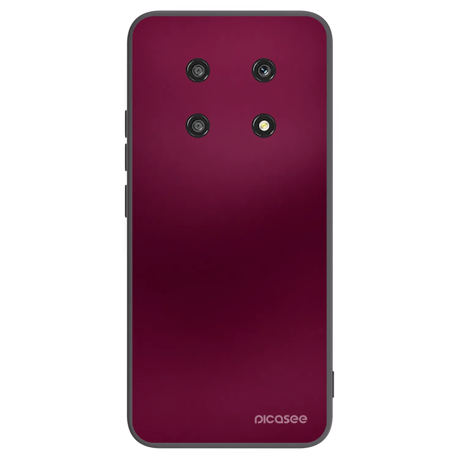 Picasee crna silikonska maskica za Honor Magic4 Lite 5G - Velvet Bordeaux