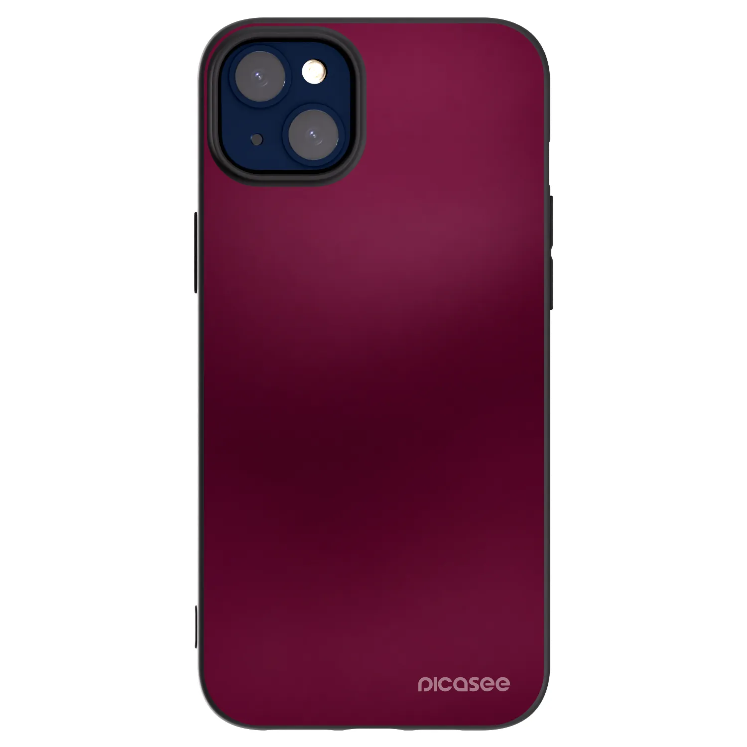 Picasee crna silikonska maskica za Apple iPhone 14 Plus - Velvet Bordeaux
