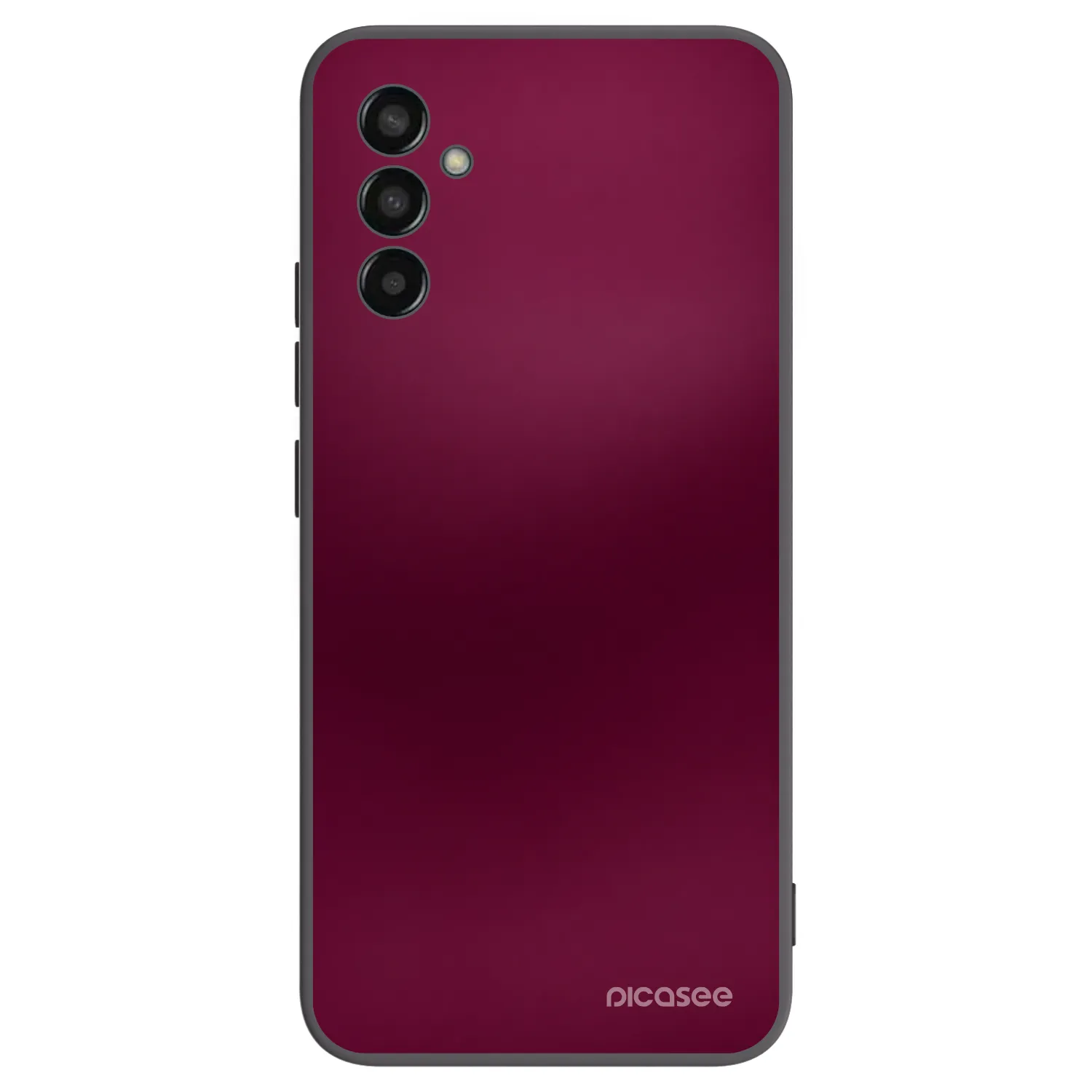 Picasee crna silikonska maskica za Samsung Galaxy M13 M135F - Velvet Bordeaux