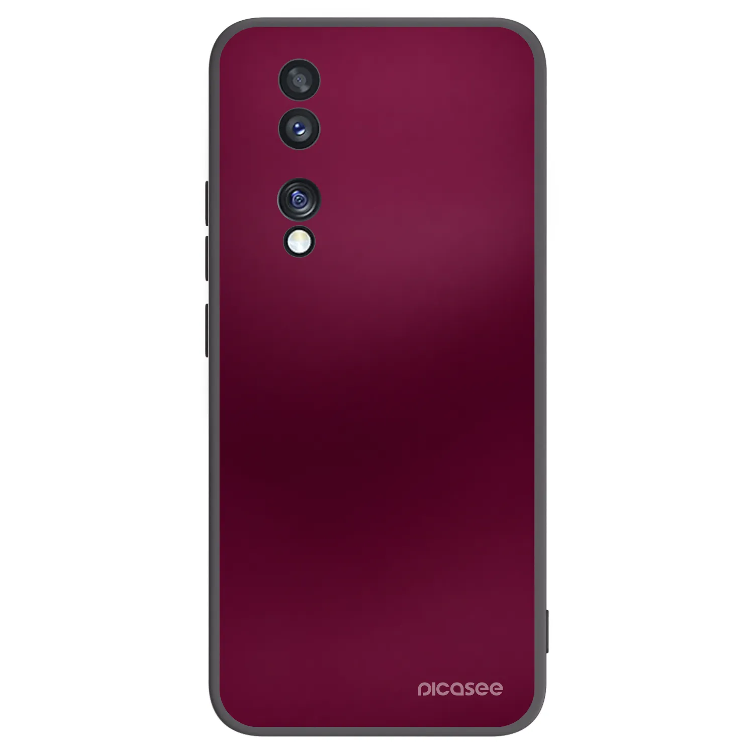 Picasee crna silikonska maskica za Honor 70 - Velvet Bordeaux