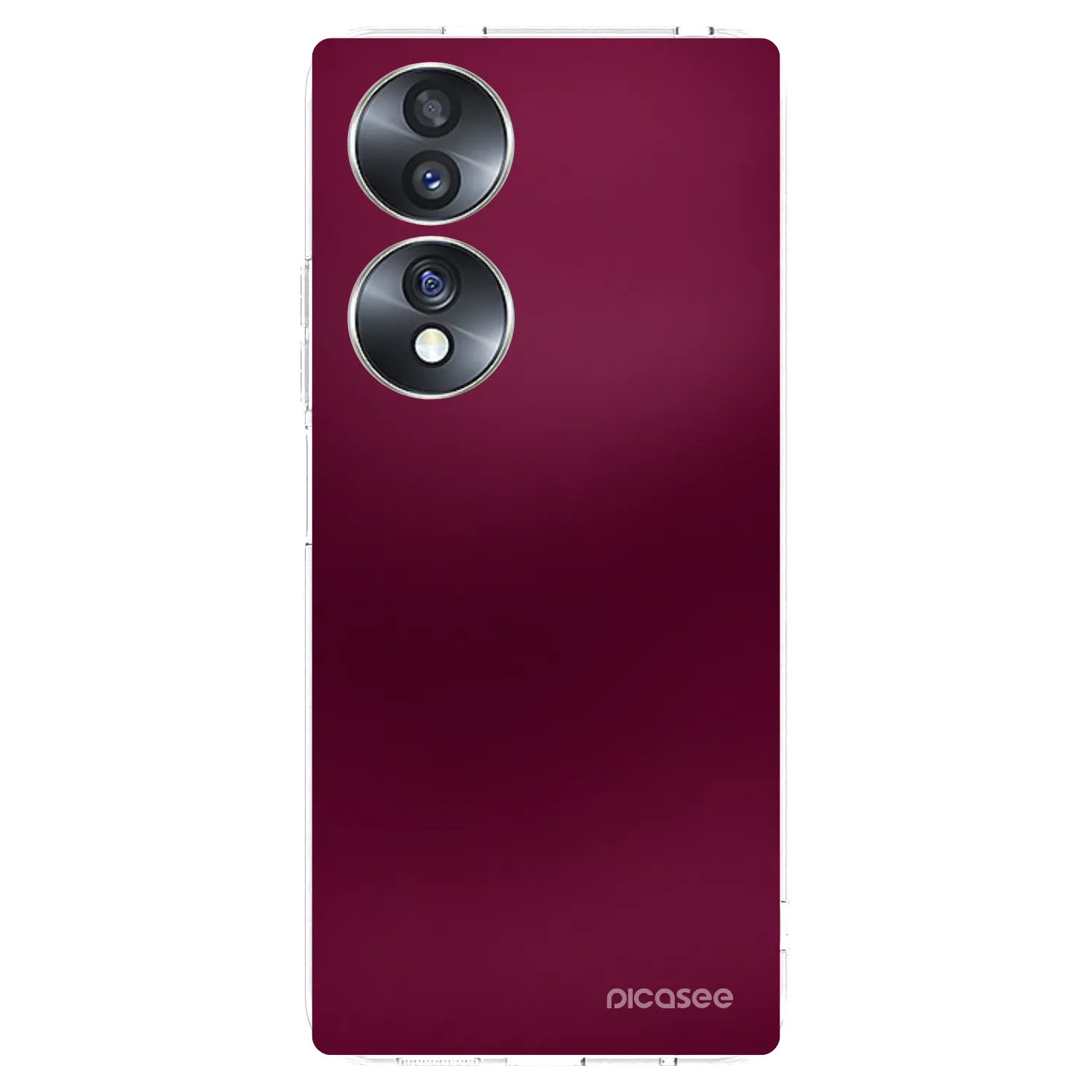 Picasee silikonska prozirna maskica za Honor 70 - Velvet Bordeaux