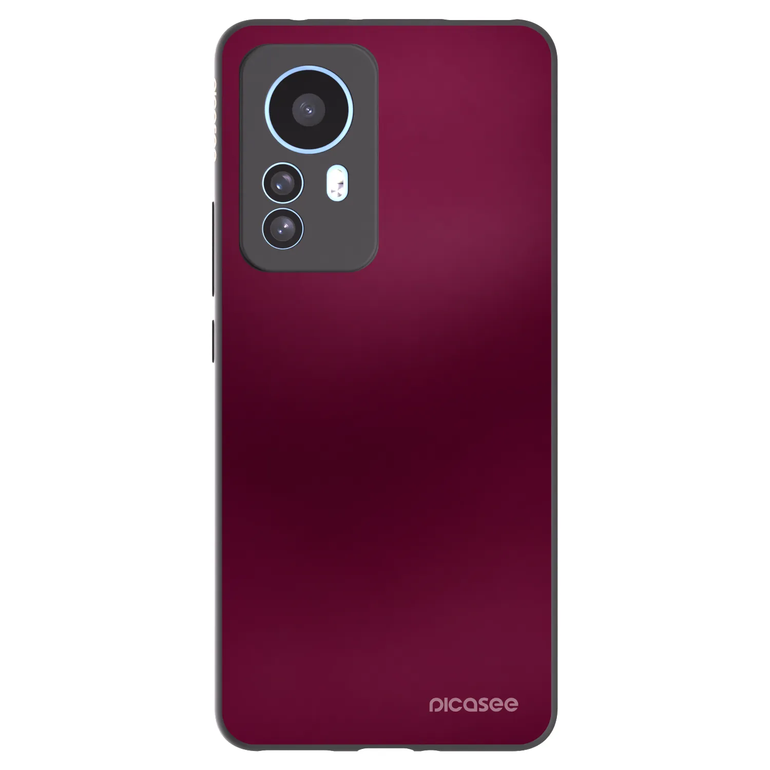 Picasee crna silikonska maskica za Xiaomi 12T Pro - Velvet Bordeaux
